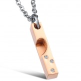 The Queen of Quality Sweetheart Titanium Necklace For Lovers
