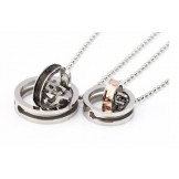 High Quality Tricyclic Titanium Necklace For Lovers 