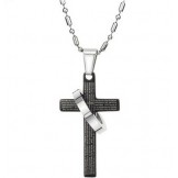 High Quality Cross Titanium Necklace For Lovers 