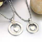 Easy to Use Sweetheart Titanium Necklace For Lovers 