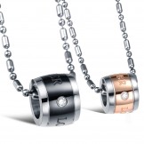 Dependable Performance Endless Love Titanium Necklace For Lovers 