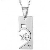 Quality and Quantity Assured White Titanium Necklace For Lovers 