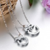 The Queen of Quality Titanium Necklace For Lovers 