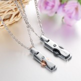 Selling Well all over the World Titanium Necklace For Lovers 