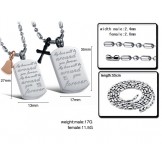 High Quality Elegant Titanium Necklace For Lovers 