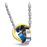 Quality and Quantity Assured Tricyclic Titanium Necklace For Lovers 