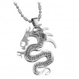 High Quality Dragon Shape Titanium Necklace For Lovers 