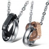 Stable Quality Titanium Necklace For Lovers
