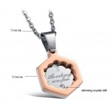 Reliable Quality Titanium Necklace For Lovers 