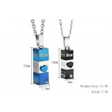 Wide Varieties Fashion Titanium Necklace For Lovers 