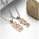 Easy to Use Titanium Necklace For Lovers 