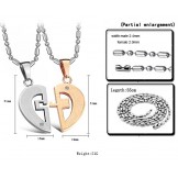 Reliable Reputation Sweetheart Titanium Necklace For Lovers 