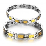Quality and Quantity Assured Antifatigue Titanium Bracelet For Lovers 