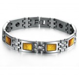 Reliable Quality Health Titanium Lodestone Bracelet For Lovers