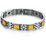 Reliable Quality Health Titanium Lodestone Bracelet For Lovers