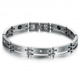 High Quality Male Titanium Lodestone Bracelet 