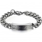 to Enjoy High Reputation at Home and Abroad Male Titanium Bracelet 