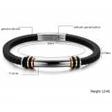 Selling Well all over the World Titanium Silicone Bangle 
