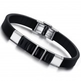 Well-known for Its Fine Quality Titanium Silicone Bangle 