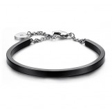 to Have a Long Story Female Sweetheart Titanium Bangle