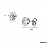 Wide Varieties Female Titanium Earrings With Diamond