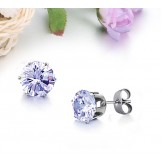 Superior Quality Titanium Earrings With Diamond