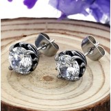 Wide Varieties Unisex Titanium Earrings 