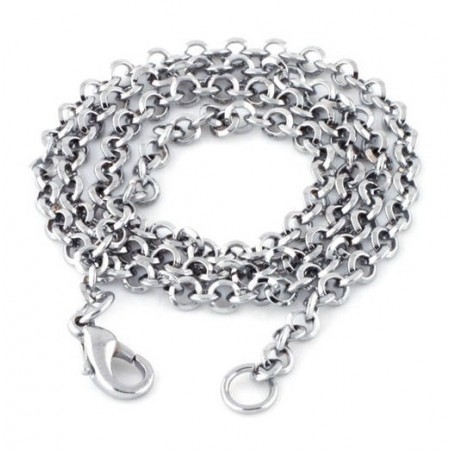 Quality and Quantity Assured Male Buckle Titanium Chain 