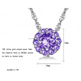 Well-known for Its Fine Quality Female Platinum Plating Titanium Necklace 