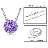 Well-known for Its Fine Quality Female Platinum Plating Titanium Necklace 
