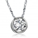 to Have a Long Story Female Platinum Plating Titanium Necklace With Rhinestone