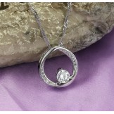 Stable Quality Female Concise Platinum Plating Titanium Necklace