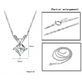 Quality and Quantity Assured Female Retro Platinum Plating Titanium Necklace  