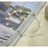 to Have a Long Story Female Platinum Plating Titanium Anklet 