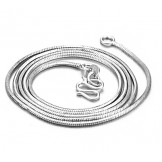 Complete in Specifications Female Snake Platinum Plating Titanium Chain 