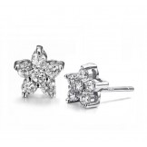 Well-known for Its Fine Quality Female Allergy Free Platinum Plating Titanium Earrings With Diamond
