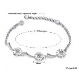 Quality and Quantity Assured Female Platinum Plating Titanium Bracelet