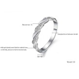Stable Quality Male Platinum Plating Titanium Ring