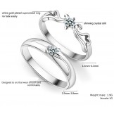 Quality and Quantity Assured Platinum Plating Titanium Ring For Lovers