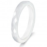 to Have a Long Story Female Tungsten Ceramic Ring 