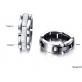 Wide Varieties Black and White Tungsten Ceramic Ring