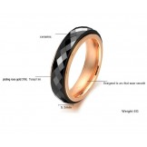 Wide Varieties Black Tungsten Ceramic Ring