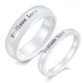 High Quality Concise Tungsten Ceramic Ring For Lovers  