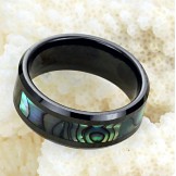 Quality and Quantity Assured Black Tungsten Ceramic Shell Ring 