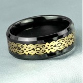 The Queen of Quality Black Tungsten Ceramic Ring 