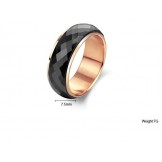 High Quality Black Tungsten Ceramic Ring