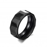 Wide Varieties Black Tungsten Ceramic Ring 