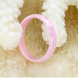 Selling Well all over the World Pink Tungsten Ceramic Ring 