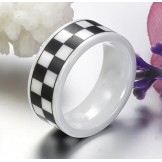 Quality and Quantity Assured Male Grid Tungsten Ceramic Ring 