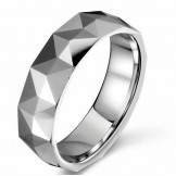 Quality and Quantity Assured Tungsten Ceramic Ring For Lovers 